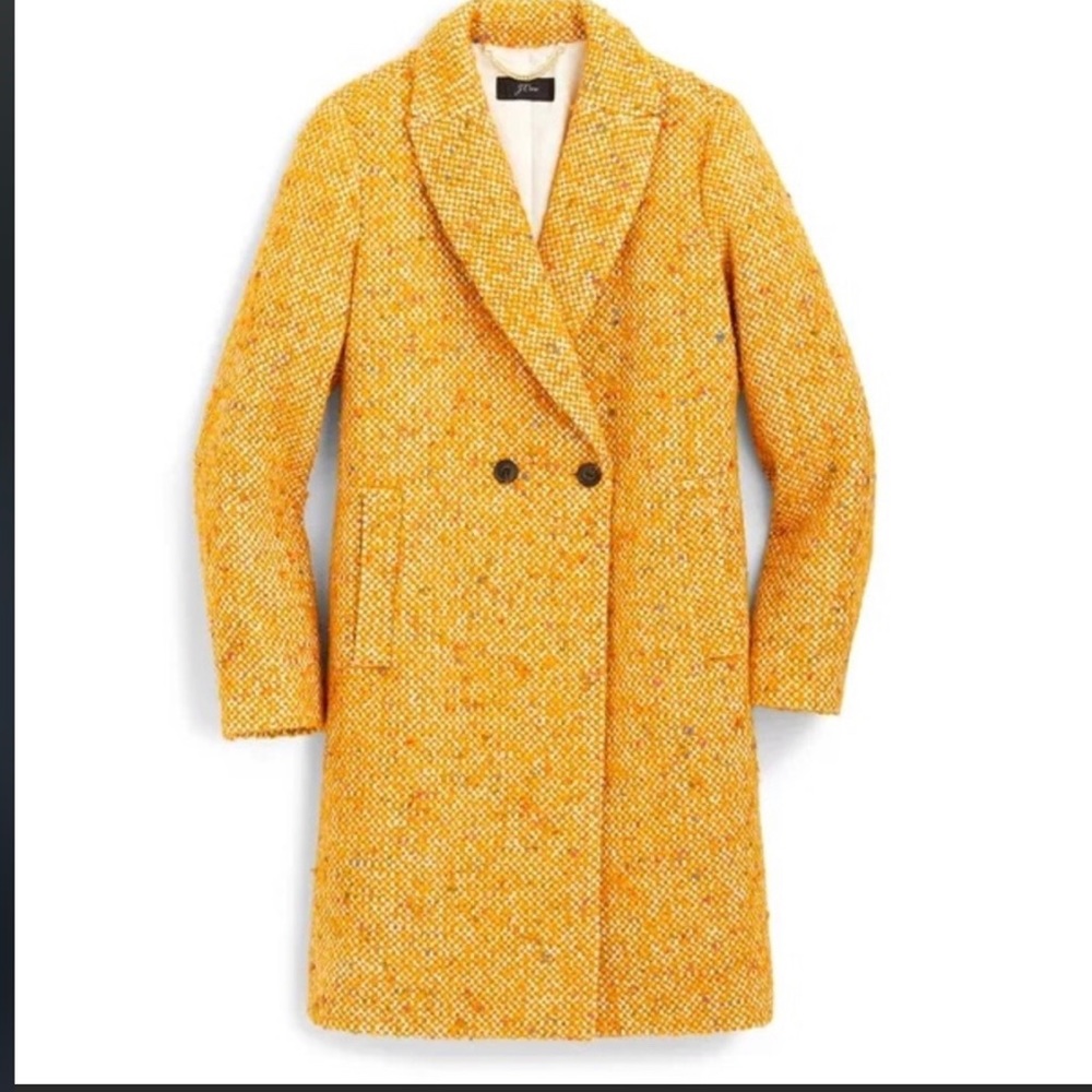J.crew oversized tweed coat